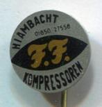 FF kompressoren H.I. Ambacht blik speldje ( H_027a ), Verzamelen, Speldjes, Pins en Buttons, Verzenden, Nieuw, Merk, Speldje of Pin