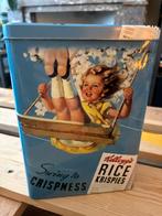 Voorraadblik met los deksel blauw retro Kellogg’s, Ophalen, Zo goed als nieuw, Overige