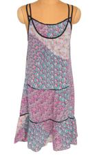 Sandro Paris 100% zijde jurk, jurkje Mt. S, Kleding | Dames, Jurken, Verzenden, Paars, Sandro, Zo goed als nieuw