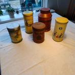 Oude blikken bussen: Bosscher, Brinta, Schuilinga, Ophalen of Verzenden