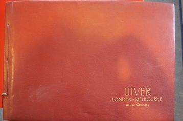 UIVER  ALBUM JAN MOLL KLM 1934 LONDEN MELBOURNE RACE beschikbaar voor biedingen