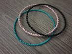 Setje van 3 gedraaide armbandjes ~ TH0612, Ophalen of Verzenden, Gebruikt, Roze
