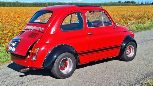 Fiat 500 Abarth 1968 apk en tax vrij! Inruil bespreekbaar, Auto's, Fiat, Particulier, Lichtmetalen velgen, Open dak, Sportpakket