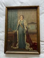 Staatsieportret Kroning Koningin Juliana, Verzamelen, Koninklijk Huis en Royalty, Ophalen, Gebruikt, Nederland, Kaart, Foto of Prent