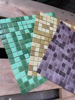 retro mozaiek 2x2x0.3 cm tegels, Nieuw, Ophalen, 10 m² of meer