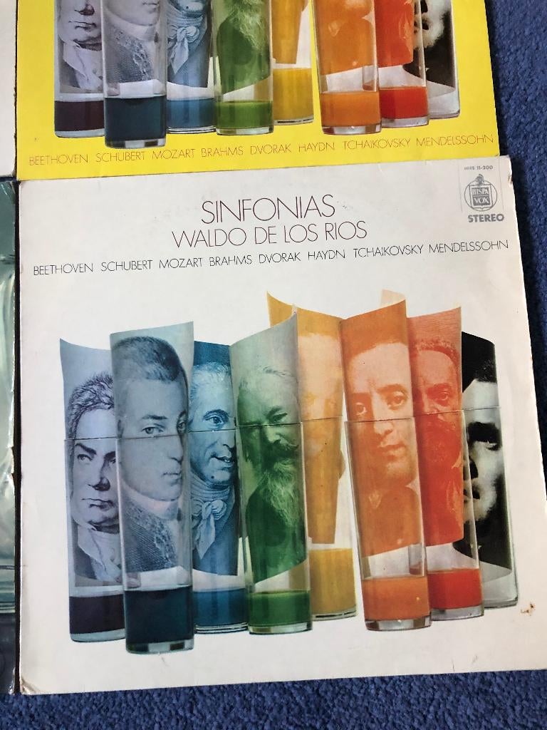 LP Sinfonias van Waldo de Los Rios, Cd's en Dvd's, Vinyl | Klassiek, Gebruikt, Ophalen of Verzenden, 12 inch, Overige typen
