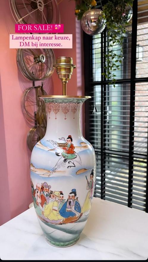 Unieke Chinese vaaslamp!, Antiek en Kunst, Antiek | Vazen, Ophalen of Verzenden