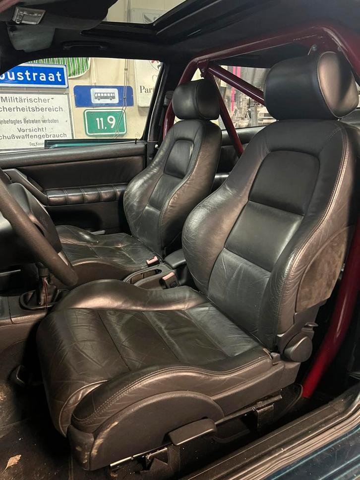 Audi TT voorstoelen Zwart Leder, Auto-onderdelen, Interieur en Bekleding, Audi, Seat, Volkswagen, Gebruikt, Ophalen