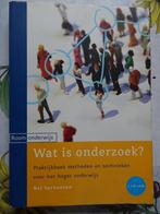 Wat is onderzoek?, Ophalen of Verzenden, Zo goed als nieuw, Nel Verhoeven, Overige wetenschappen
