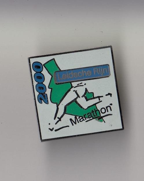 Leiden Leidsche Rijn Marathon pin, Verzamelen, Speldjes, Pins en Buttons, Gebruikt, Speldje of Pin, Overige onderwerpen, Ophalen of Verzenden