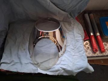 Chroom Koplamp Kapje - Nieuwstaat opening 15 cm⁰⁸ beschikbaar voor biedingen