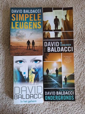 4 nette boeken van David Baldacci beschikbaar voor biedingen