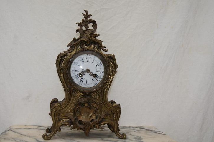 Tafelklok Antiek, Antiek en Kunst, Antiek | Klokken, Ophalen of Verzenden