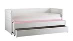 LifeTime Kajuitbed met opbergruimte, whitewash hout, Ophalen, Zo goed als nieuw, 180 cm of meer, 85 tot 100 cm