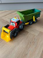 Dickie Toys tractor met aanhanger. Licht en geluid, Ophalen of Verzenden, Zo goed als nieuw