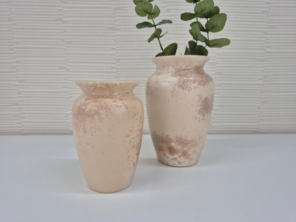 Set West-Germany Scheurich vazen. Marmerlook/gespikkeld., Ophalen of Verzenden, ., ., .