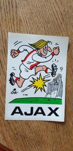 Stripsticker Dik Bruijnesteijn transparant voetbal AJAX, Verzamelen, Stickers, Ophalen of Verzenden