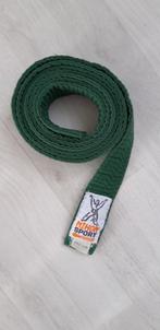 judoband groen 220 cm als Nieuw, Ophalen of Verzenden, Zo goed als nieuw, Maat XL