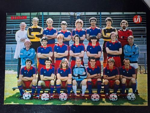 Oude poster HFC Haarlem met o.a. Ruud Gullit, Verzamelen, Sportartikelen en Voetbal, Gebruikt, Poster, Plaatje of Sticker, Ajax