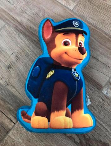🐕 PAW PATROL CHASE kussentje knuffelkussentje blauw beschikbaar voor biedingen