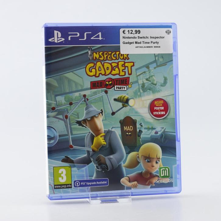 Playstation 4 Game: Inspector Gadget Mad Time Party, Spelcomputers en Games, Games | Sony PlayStation 4, Zo goed als nieuw