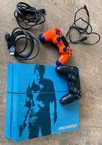 Sony Playstation PS4 Uncharted 4 limited edition 1TB, Met 2 controllers, Ophalen of Verzenden, Zo goed als nieuw, 1 TB