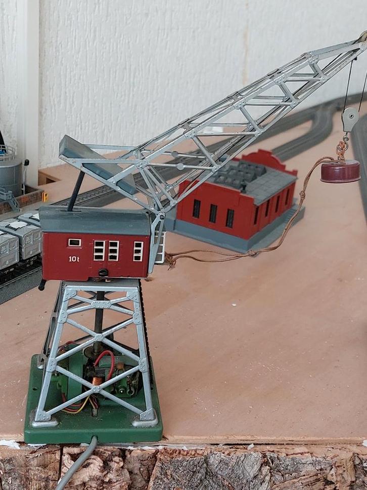 Marklin 7051 Hijskraan met Hefmagneet, Hobby en Vrije tijd, Modeltreinen | H0, Gebruikt, Overige typen, Wisselstroom, Märklin