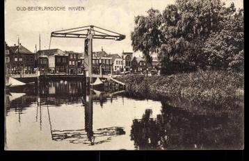 Oud-Beijerland (Z.H.), Straatgezicht bij de Haven, gel. 1927 beschikbaar voor biedingen