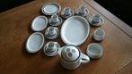 Langenthal koffieservies, porselein, wit bruin, apart model, Ophalen, Zo goed als nieuw, Overige stijlen, Porselein
