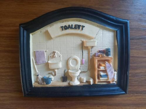 Toalett Zweeds deurbordje....., Huis en Inrichting, Woonaccessoires | Wanddecoraties, Gebruikt, Ophalen of Verzenden