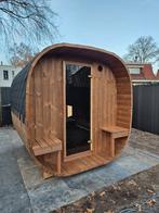 Barrel Sauna Cube Finse Sauna uit voorraad, Ophalen of Verzenden, Nieuw, Fins of Traditioneel, Complete sauna