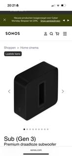Sonos SUB gen 3 (nieuwstaat), Ophalen, Zo goed als nieuw