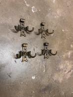 Vintage muurhaken jaren 70 brutalist brons kapstok, Huis en Inrichting, Ophalen, ., 2de hands, Zo goed als nieuw