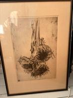 Johan Hemkes drogende zonnebloemen, Ophalen of Verzenden