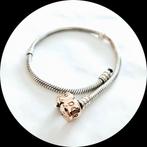 Pandora Armband 19 cm rose goud sluiting 580702 / voor bedel, Ophalen of Verzenden, Zo goed als nieuw, Zilver, Zilver