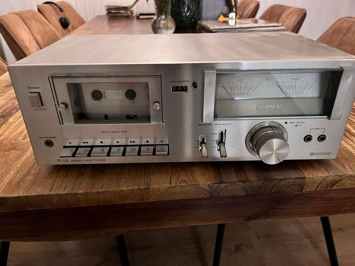 Sony TC-U2 Cassettedeck, Audio, Tv en Foto, Cassettedecks, Enkel, Sony, Tiptoetsen, Ophalen