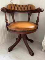 Houten stoel met leer, Ophalen