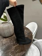 Overknee laarzen maat 37 met gouden detail, Ophalen of Verzenden, Zo goed als nieuw, Zwart, Hoge laarzen
