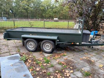 Tandemasser dubbelasser aanhanger  bakwagen 3500kg  beschikbaar voor biedingen