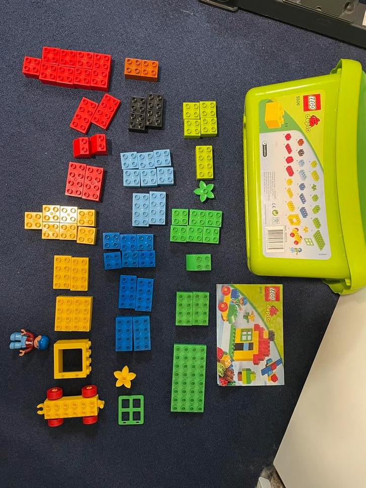 LEGO Duplo 5506 – Grote Bouwemmer, Kinderen en Baby's, Speelgoed | Speelkleden, Zo goed als nieuw, Ophalen of Verzenden