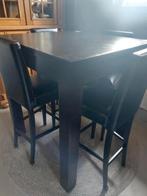 Bartafel met vier stoelen., Ophalen, Gebruikt