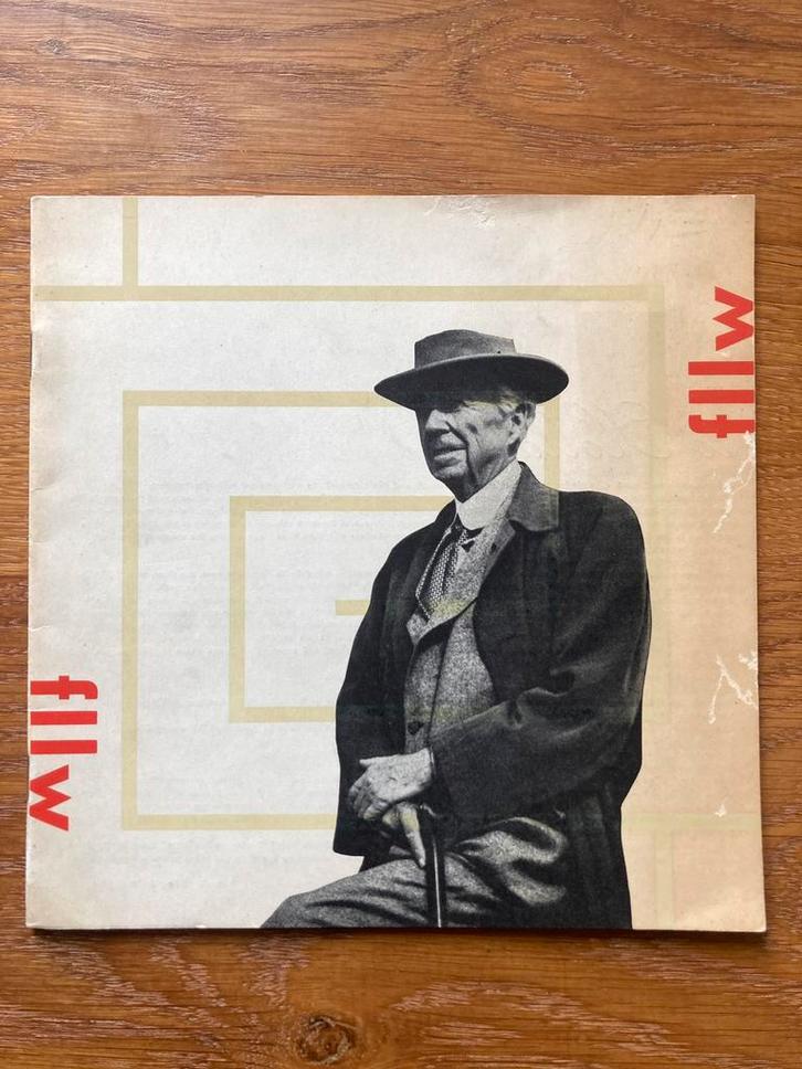 Frank Lloyd Wright tentoonstellingscatalogus 1952, Boeken, Kunst en Cultuur | Architectuur, Gelezen, Verzenden