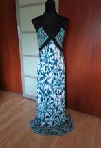 Maicazz lange jurk L, Kleding | Dames, Jurken, Verzenden, Wit, Maat 42/44 (L), Onder de knie