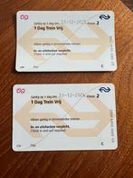 2 NS Dagkaarten Onbeperkt Reizen Met De Trein prijs per stuk, Twee personen, Trein, Nederland, Algemeen kaartje