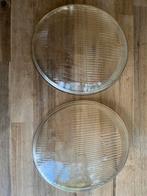 2 vlakke koplampglazen voor vroege Porsche 911 912, Auto-onderdelen, Verlichting, Ophalen of Verzenden, Porsche