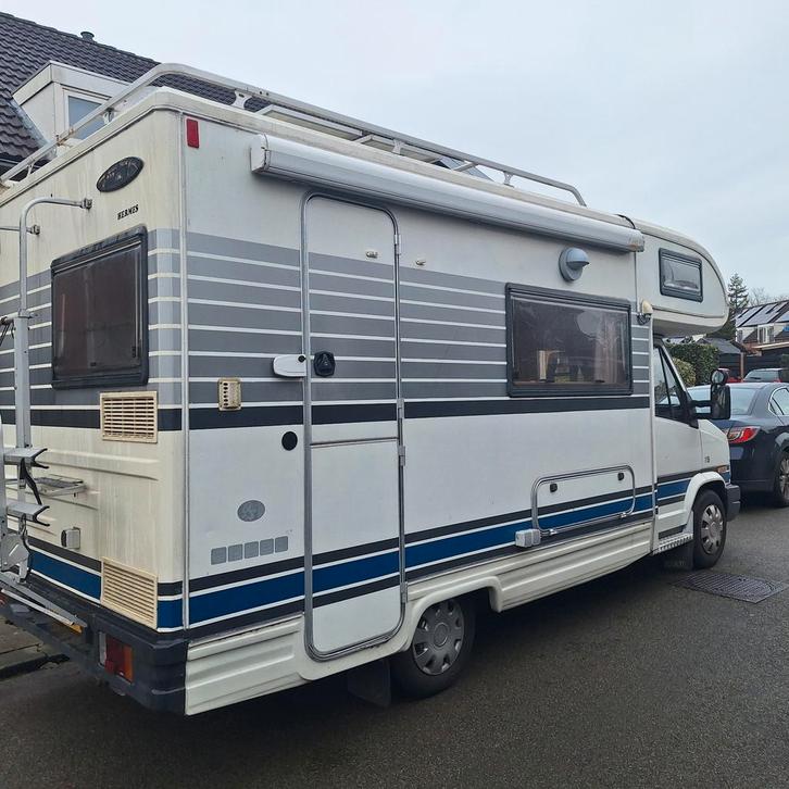 Fiat Ducato Camper Alkoof '92 - Opknapper, Caravans en Kamperen, Campers, tot en met 5, Alkoof, Fiat, Fiat, Diesel, Handgeschakeld