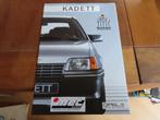 Folder Opel Kadett E 12-1984, Kadett GSi, GT, Caravan, Opel, Zo goed als nieuw, Opel, Ophalen of Verzenden