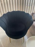 Zwarte mooie fauteuil, Huis en Inrichting, Fauteuils, Ophalen of Verzenden, Zo goed als nieuw, 75 tot 100 cm, 50 tot 75 cm