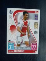 Topps Match Attax card.  Steven.Berghuis. Ajax, Nieuw, Overige typen, Ajax, Verzenden