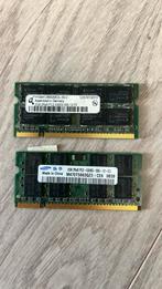 2x 2gb ram geheugen, Computers en Software, Ophalen of Verzenden, Zo goed als nieuw